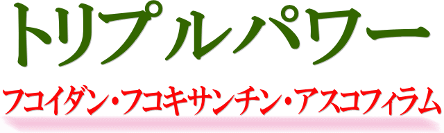 フコキサンチンとアスコフィラム配合