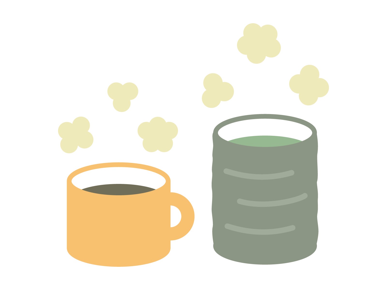 コーヒーや緑茶