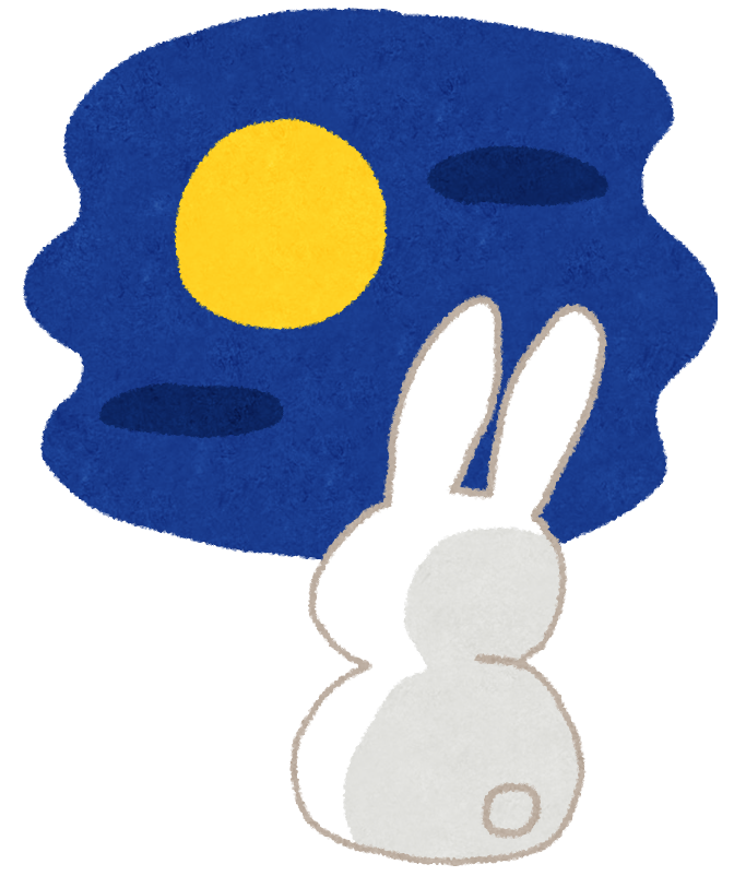 中秋の名月満月の福岡