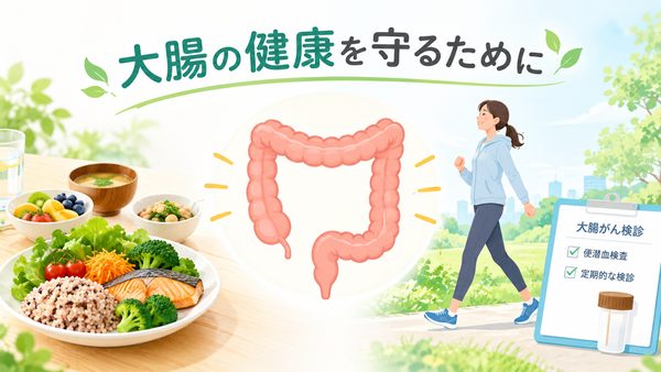 大腸のしくみ・役割と健康を守る生活習慣｜検診・食事のポイント