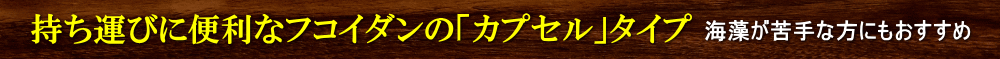 カプセルタイプなら軽くて持ち運びしやすい