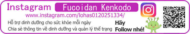 Tài khoản Instagram chính thức Fucoidan Kenkodo