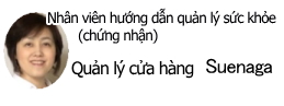 Nhân viên hướng dẫn quản lý sức khỏe