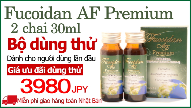 Fucoidan AF Premium Bộ dùng thử