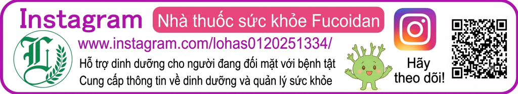 Tài khoản Instagram của cửa hàng Fucoidan Health Store