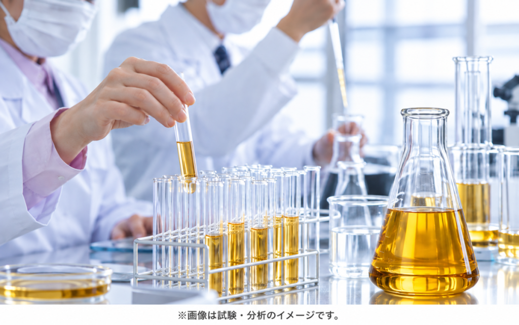 フコキサンチン原料の安定性試験・分析イメージ